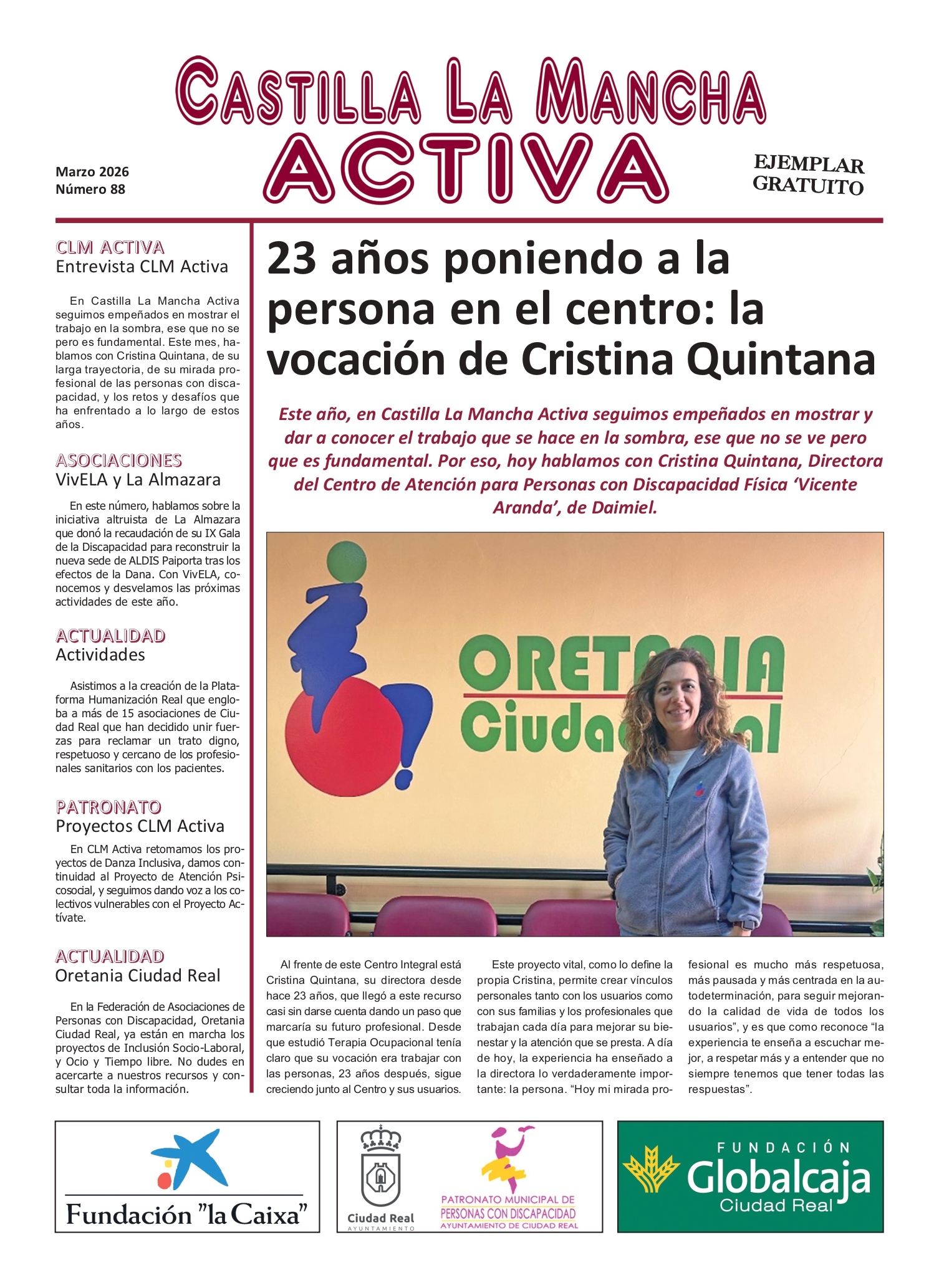 Portada CLM Activa Marzo 2026