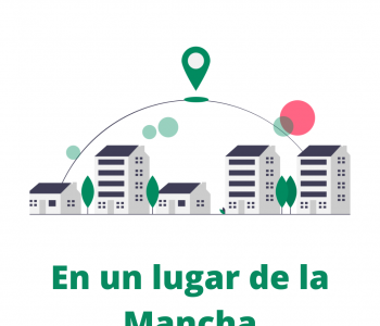 Nombre del programa e imagen de una ciudad