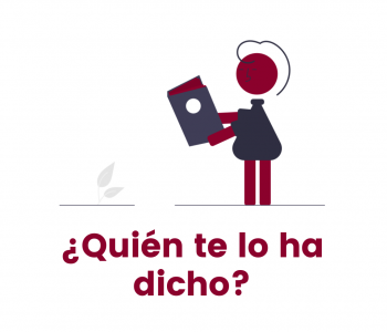 Chica leyendo un libro y el nombre del programa