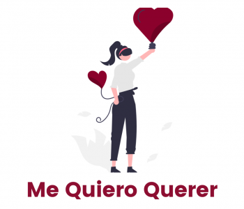 chica con un corazon en la mano