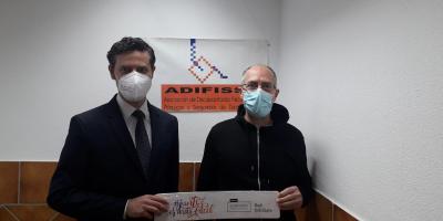 Presidente de ADIFISS en la sede