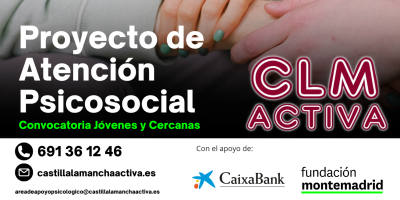 CLM Activa da comienzo al Proyecto de Atención Psicosocial para Personas con Discapacidad apoyado por Fundación Montemadrid y CaixaBank.