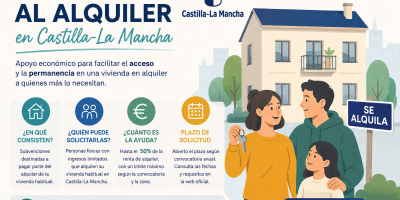 Hasta el 50% del alquiler durante 15 meses: así son las nuevas ayudas de la JCCM para 2026