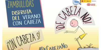 ‘Con cabeza sí, de cabeza no’, no más lesiones medulares por zambullidas imprudentes este verano