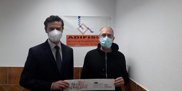 Presidente de ADIFISS en la sede